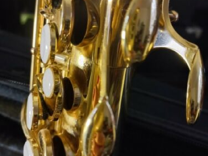 Saxophone alto bocal en cuivre rose et tampons de fabrications Selmer
