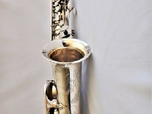 Saxophone alto Antoine Courtois argenté, N° 6668, des année 50, en superbe état